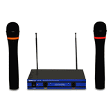 IDOLpro VHF-38 Dual Wireless Karaoke Microphones